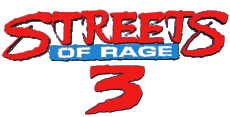 Multi Media Video Games Streets of Rage 03 Logo 