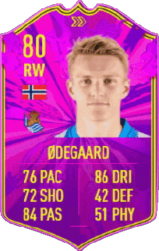 Multimedia Vídeo Juegos F I F A - Jugadores  cartas Noruega Martin Odegaard 
