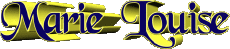 Vorname WEIBLICH - Frankreich M Zusammengesetzter Marie Louise 