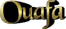 Prénoms FEMININ - Maghreb Musulman O Ouafa 