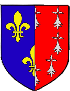 Fahnen Frankreich Abteilungen - Städte 40 SAINT SEVER 