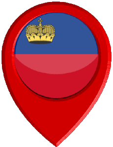 Drapeaux Europe Liechtenstein Epingle de Localisation 