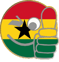 Flags Africa Ghana Smiley - OK 