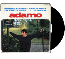 Tombe la neige - car je veux - j ai raté le coche - le train va-Multimedia Musica Compilazione Francia anni '60 Adamo 