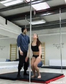 Humour - Fun PERSONNAGES Pole Dance Gamelle Fail 