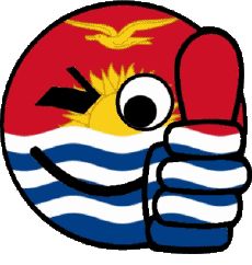 Banderas Oceanía Kiribati Smiley - OK 