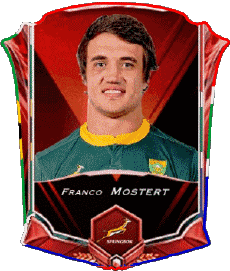 Sports Rugby - Players South Africa Team 2022 Franco Mostert 