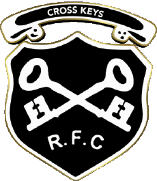 Sports Rugby Club Logo Pays de Galles Cross Keys RFC 