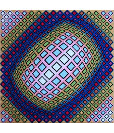 Humor -  Fun Artists Painter Victor Vasarely 