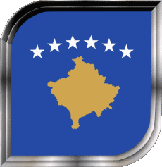 Fahnen Europa Kosovo Plaza 