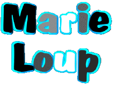 Vorname WEIBLICH - Frankreich M Zusammengesetzter Marie Loup 