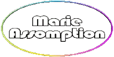 Nombre FEMENINO - Francia M Compuesto Marie Assomption 