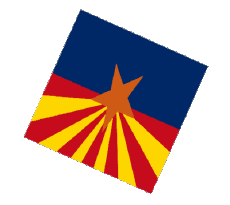 Fahnen Amerika U.S.A - States Arizona Kugel - Würfe 