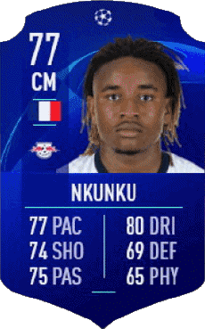 Multimedia Vídeo Juegos F I F A - Jugadores  cartas Francia Christopher Nkunku 