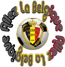 Messagi Francese Allez La Belgique Football 