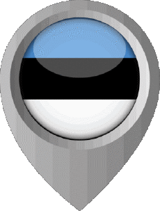 Fahnen Europa Estland Standort-Pin 