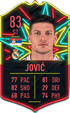 Multi Media Video Games F I F A - Card Players Serbia Luka Jovic 