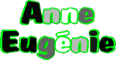 Nombre FEMENINO - Francia A Compuesto Anne Eugénie 