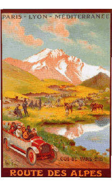 Umorismo -  Fun Poster retrò - Luoghi France Alpes 