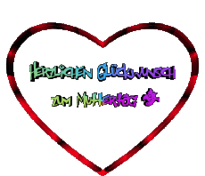 Messages Allemand Herzlichen Glückwunsch zum Muttertag 01 