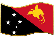 Fahnen Ozeanien Papua Neu-Guinea Rechteck 