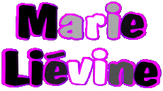 Vorname WEIBLICH - Frankreich M Zusammengesetzter Marie Liévine 