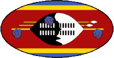 Banderas África Eswatini Oval 