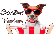 Mensajes Alemán Schöne Ferien Fondo transparente 03 