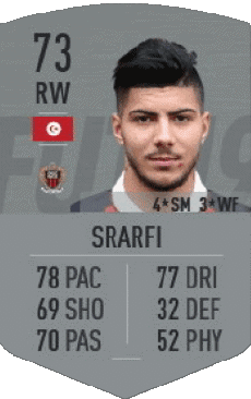 Multimedia Vídeo Juegos F I F A - Jugadores  cartas Túnez Bassem Srarfi 