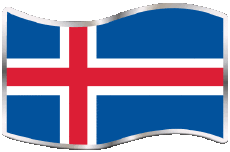 Drapeaux Europe Islande Rectangle 