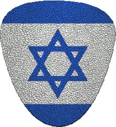 Bandiere Asia Israele Forma 01 