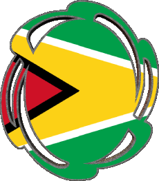 Fahnen Amerika Guyana Form 01 