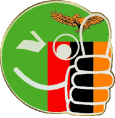 Drapeaux Afrique Zambie Smiley - OK 