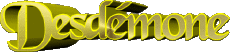 First Names FEMININE - France D Desdémone 