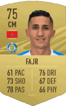 Multimedia Vídeo Juegos F I F A - Jugadores  cartas Marruecos Fayçal Fajr 