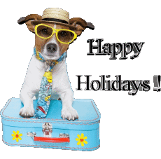 Messages English Happy Holidays Transparent Background 29 