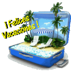 Messages Espagnol Felices Vacaciones Fond Transparent 10 
