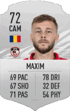 Multimedia Vídeo Juegos F I F A - Jugadores  cartas Rumania Alexandru Maxim 