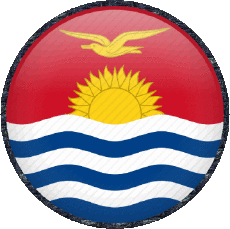 Drapeaux Océanie Kiribati Rond 