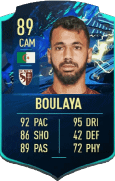 Multimedia Videogiochi F I F A - Giocatori carte Algeria Farid Boulaya 