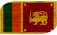 Drapeaux Asie Sri Lanka Rectangle 